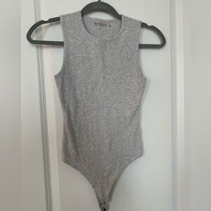 Abercrombie & Fitch Heather Gray Bodysuit